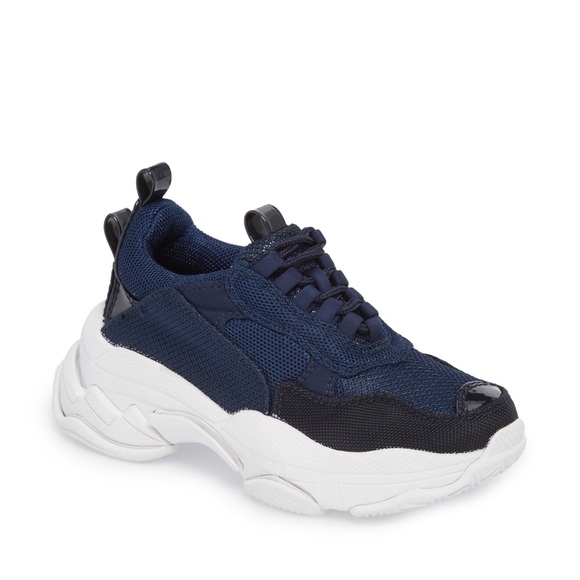 Jeffrey Campbell Lo-Fi Sneaker in Navy Combo - Picture 1 of 3